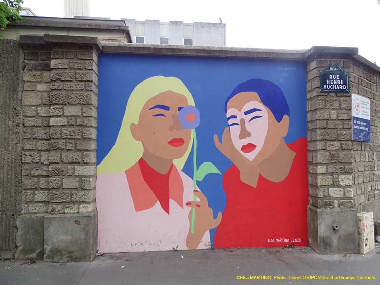 Deux femmes colorées