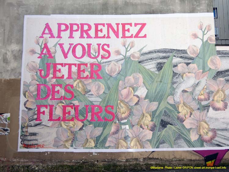 Jeter des fleurs