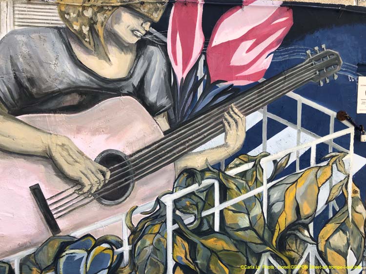 La guitariste