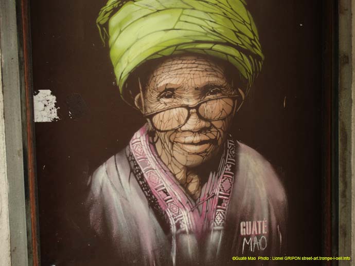 Vieille femme au turban