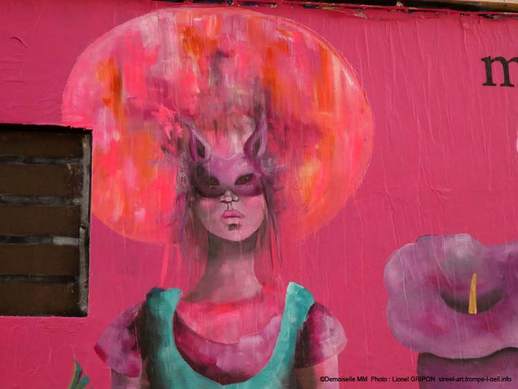 Mur du Marais-16 Demoiselle MM