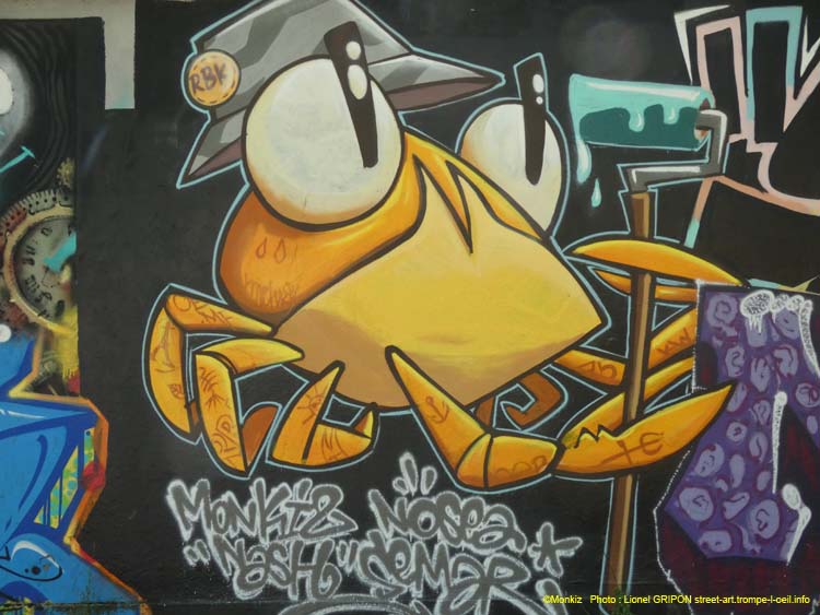 Crabe graffeur
