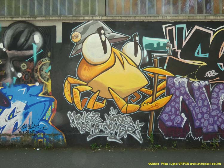 Crabe graffeur
