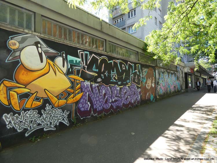 Crabe graffeur