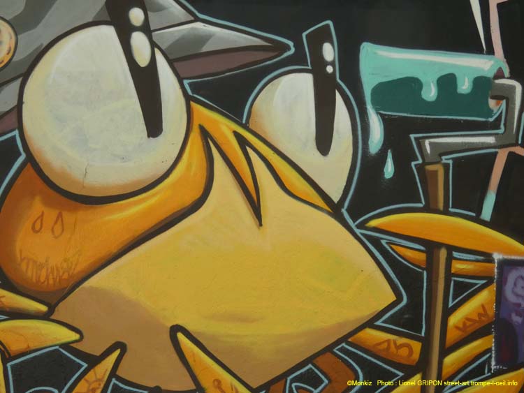 Crabe graffeur