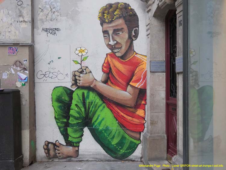 Homme à la marguerite