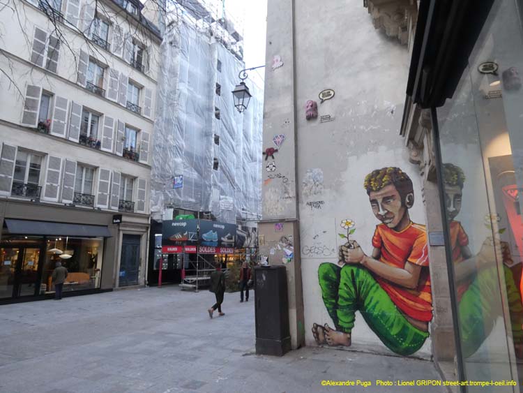 Homme à la marguerite