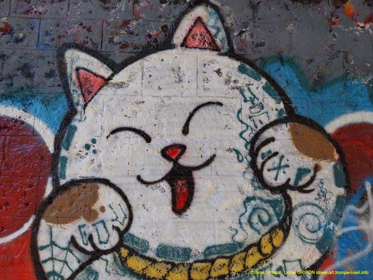 Chat souriant