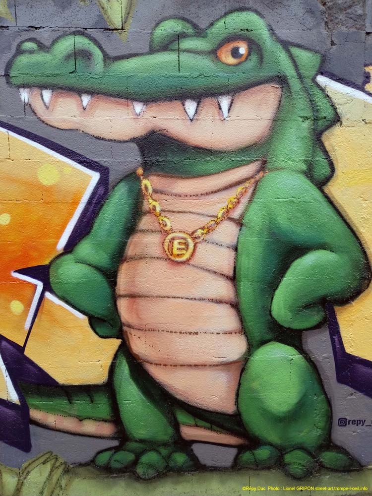 Crocodile vert