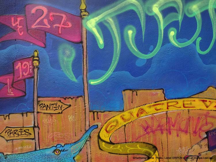 Dragon et graffeur