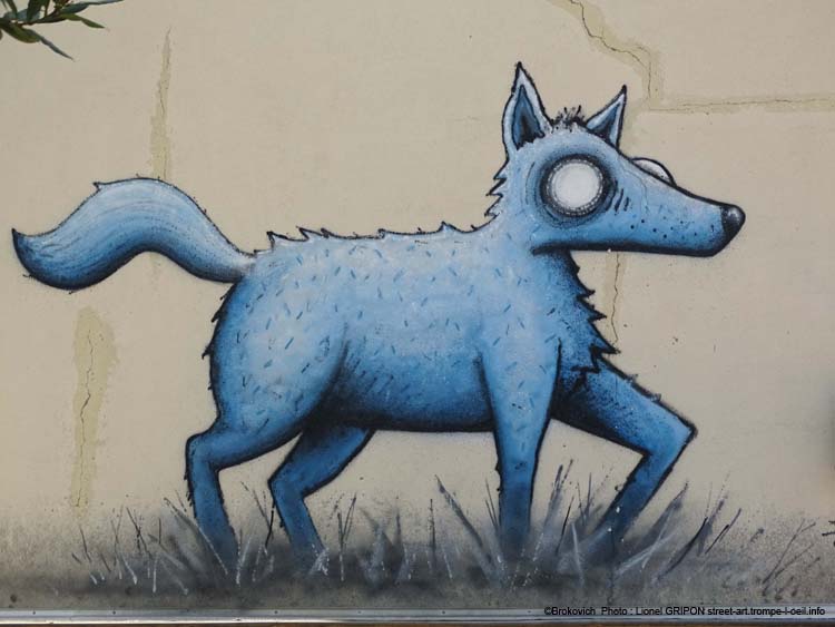 Animal bleu