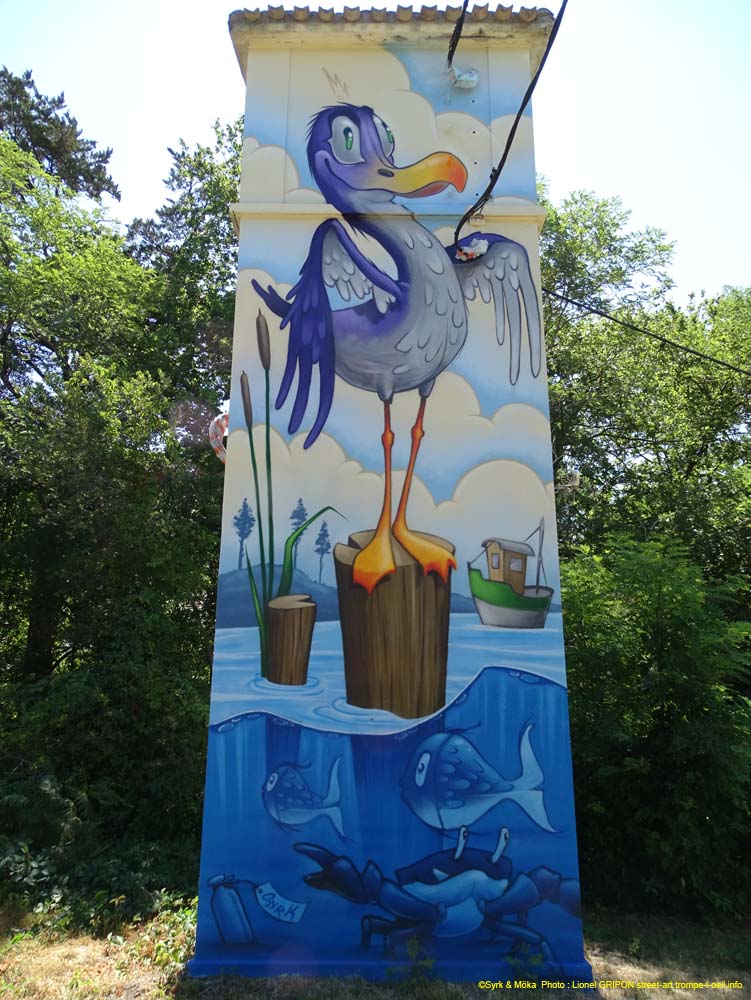 Graffeur et mouette