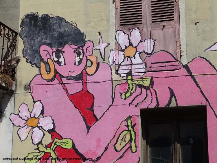 Femme et poisson