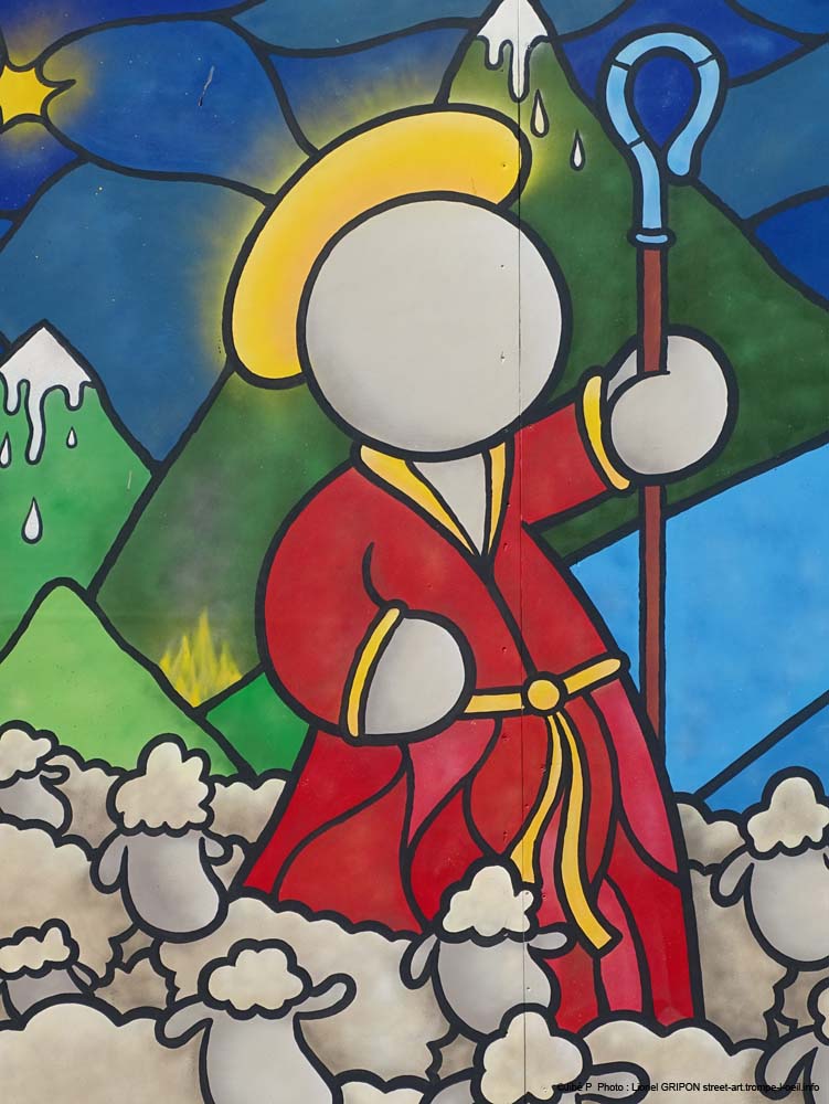 Vitrail coloré