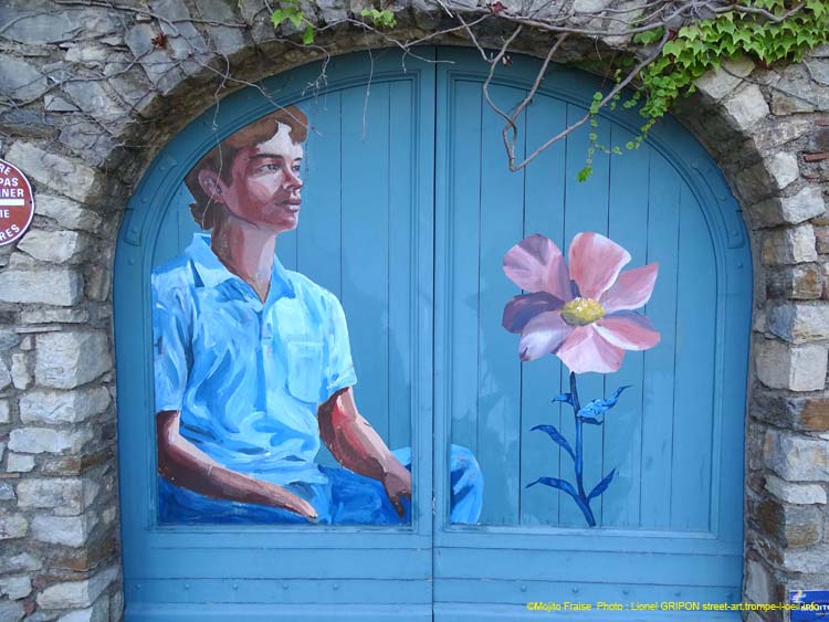 Couple et fleurs