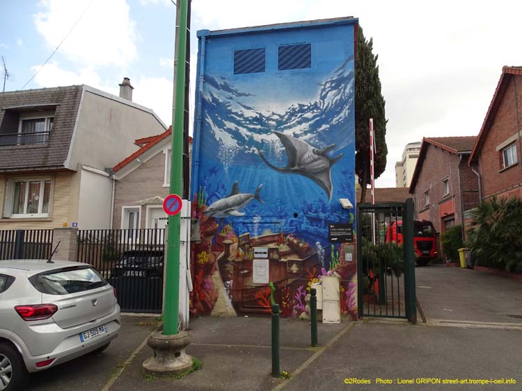 Fond marin épave