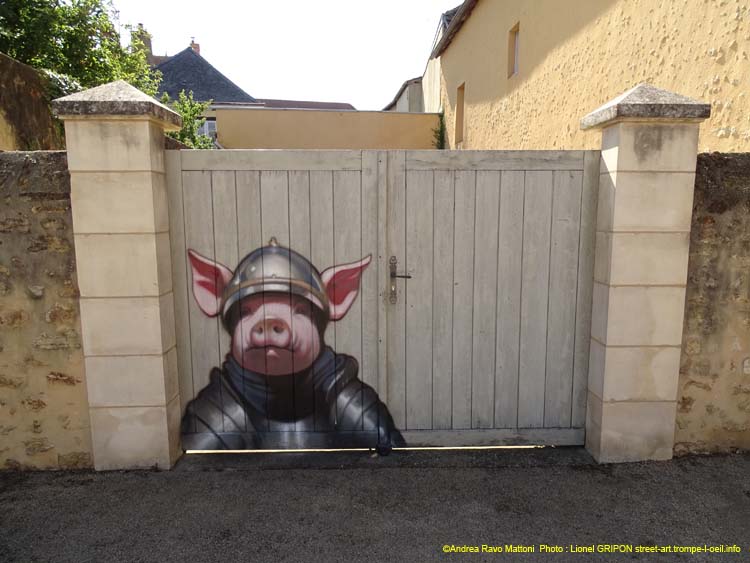 Cochon en armure