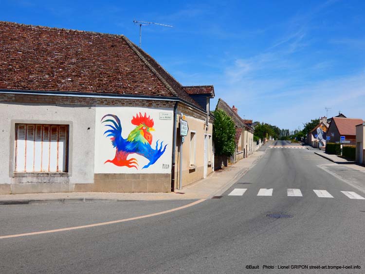 Coq stylisé