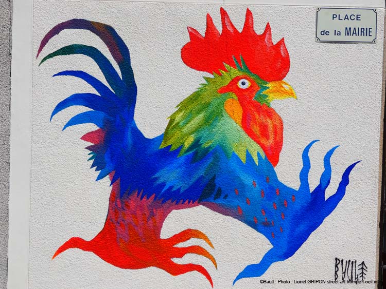Coq stylisé