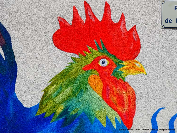 Coq stylisé