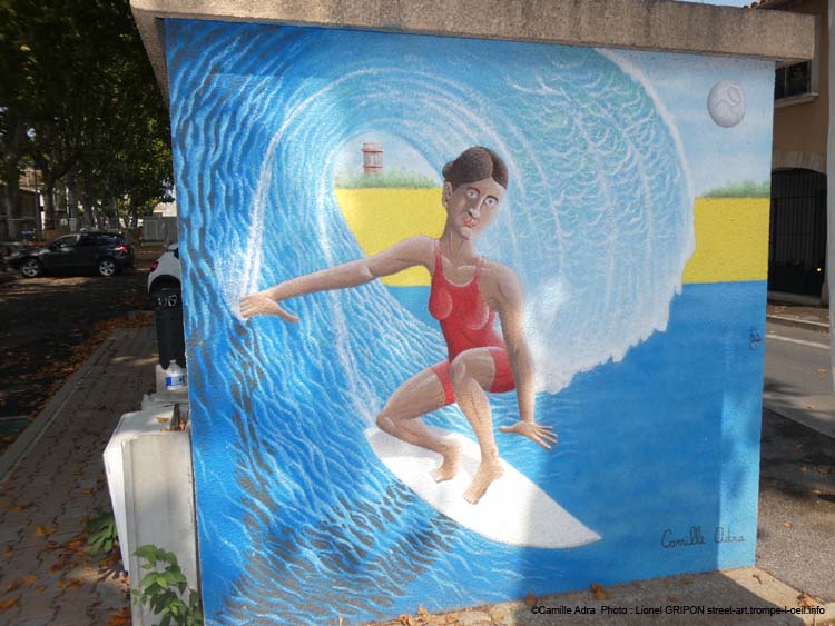 La surfeuse