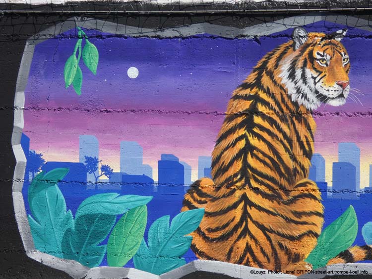 Tigre et enfants