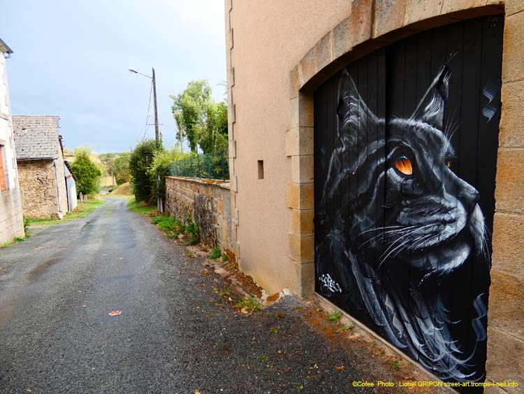 Chat calligraphique