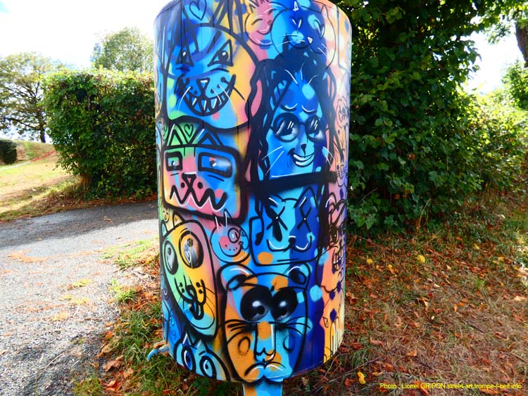 Citerne colorée