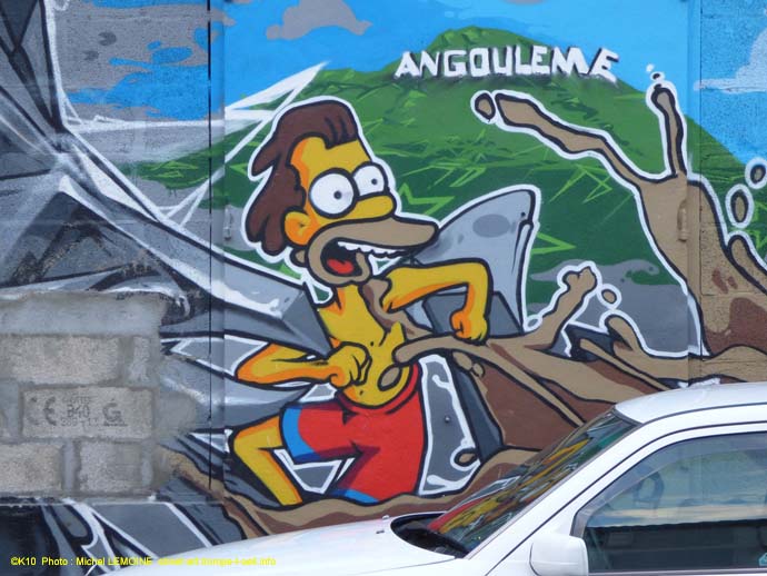 Le mur des Simpson