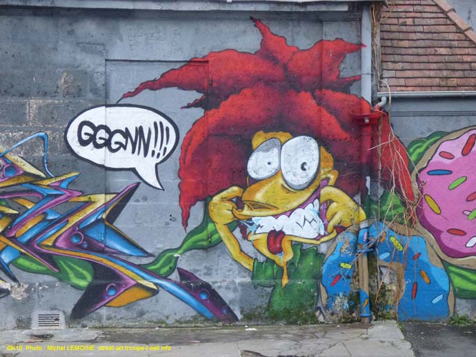Le mur des Simpson