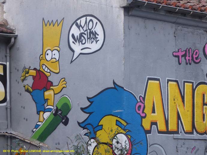 Le mur des Simpson