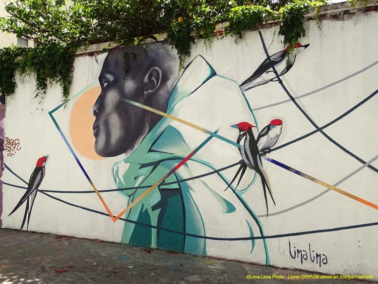Homme et oiseaux
