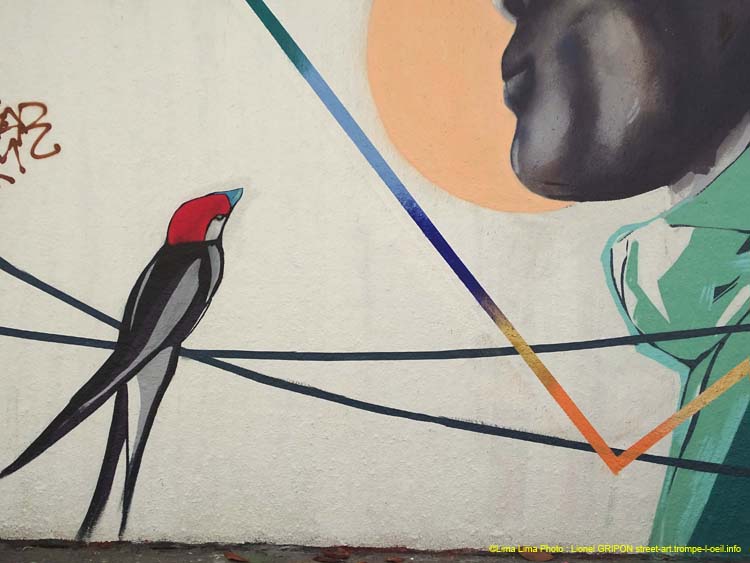 Homme et oiseaux