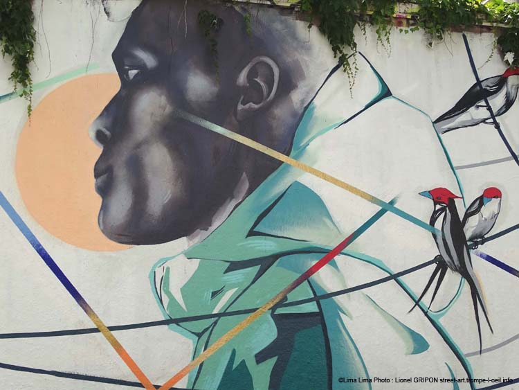 Homme et oiseaux