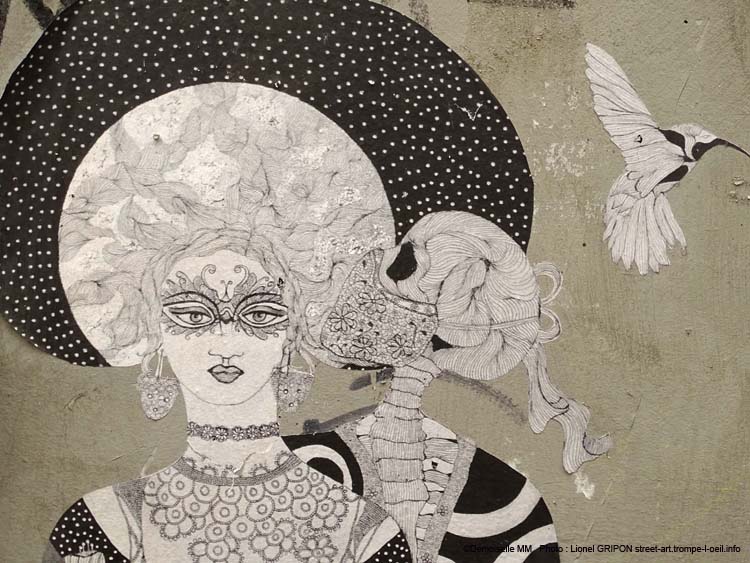Demoiselle masquée