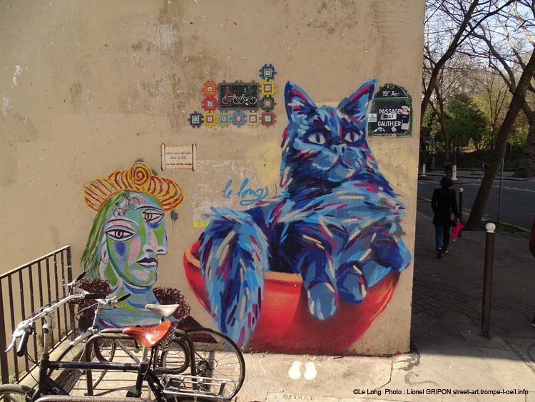 Chat bleu