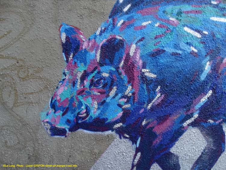 Sanglier bleu