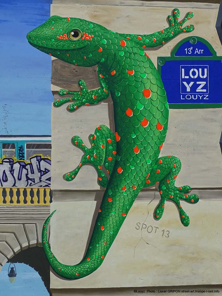 Métro et lézard