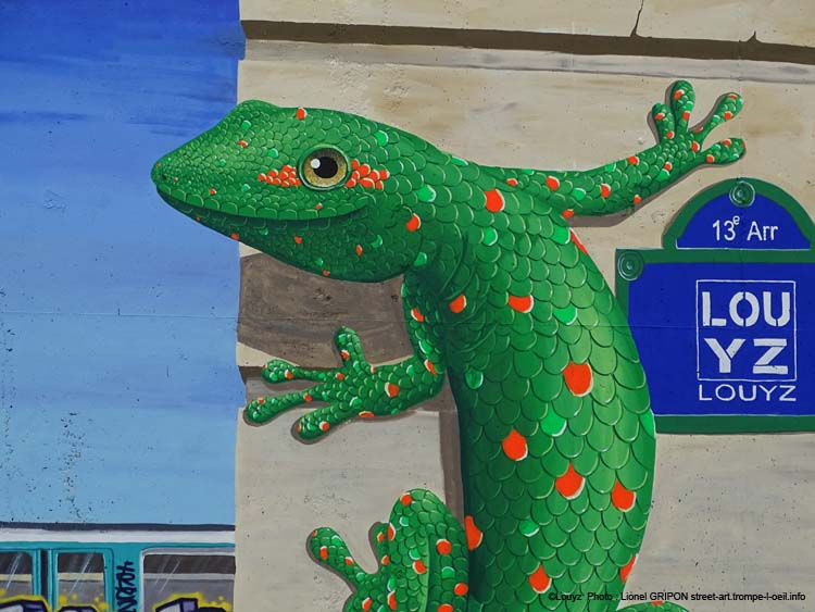 Métro et lézard