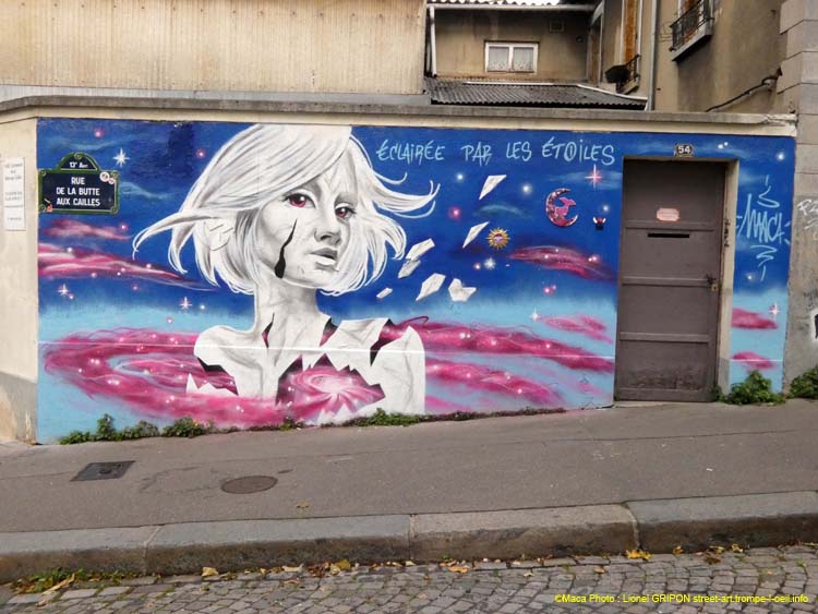 Eclairée par les étoiles