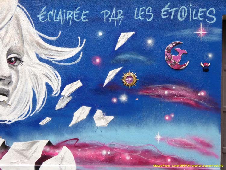 Eclairée par les étoiles