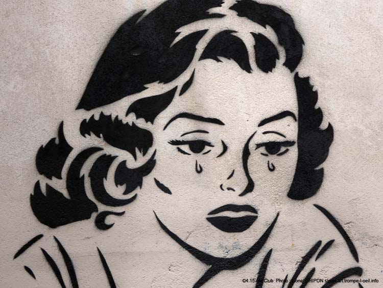 Femme en pleurs