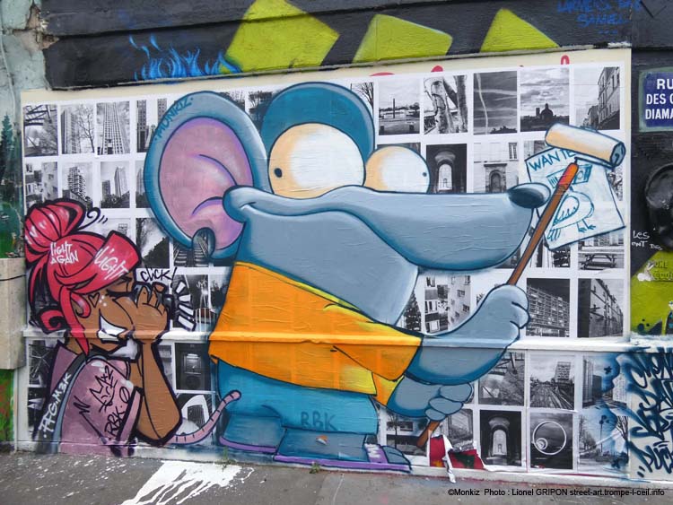 Souris afficheuse