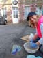 Paon bleu
