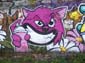 Chat et graffeur