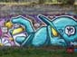 Chat et graffeur