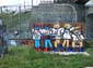 Ours et graffeurs bleus