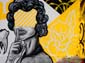 Patchwork noir et jaune