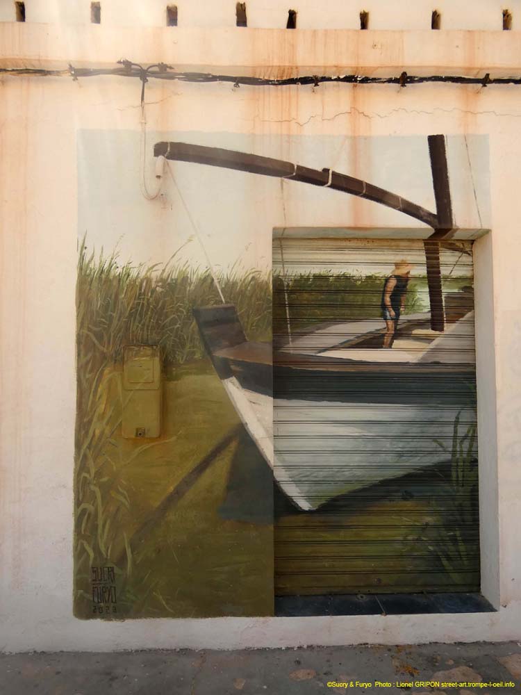 Voilier et marécage