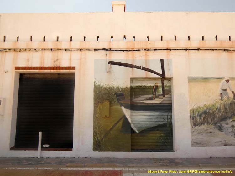 Voilier et marécage